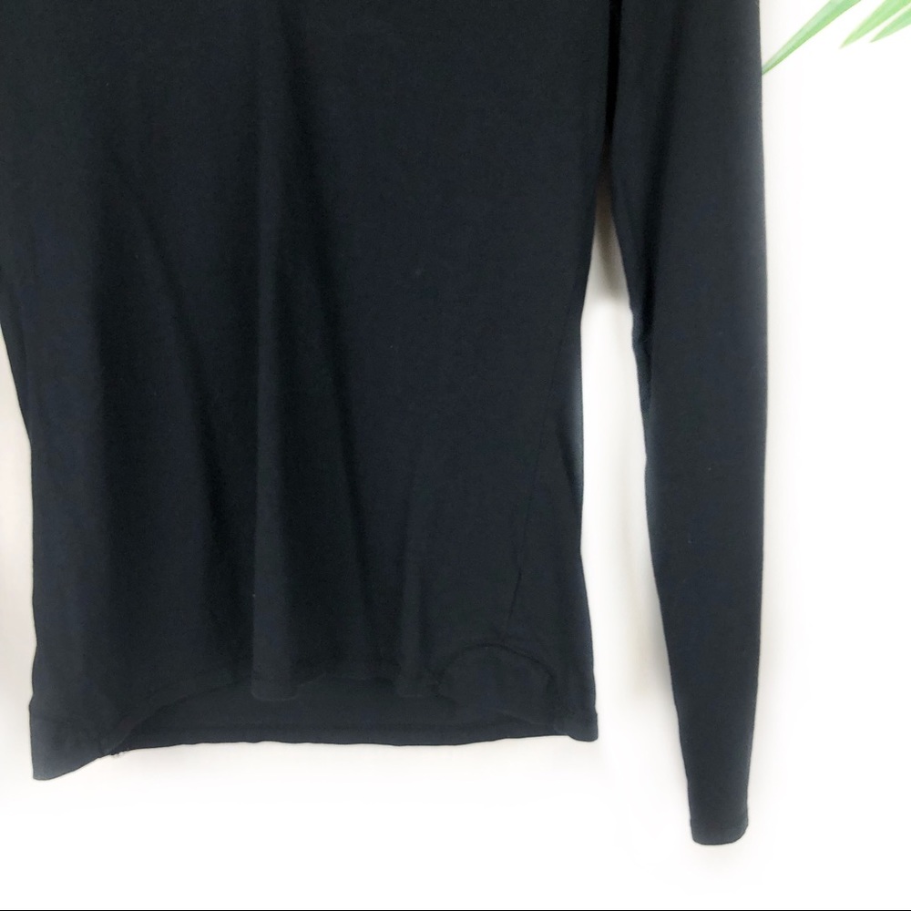Calvin Klein Womens Black Long Sleeve V Neck Small - Picture 4 of 4